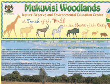 Tablet Screenshot of mukuvisiwoodland.co.zw